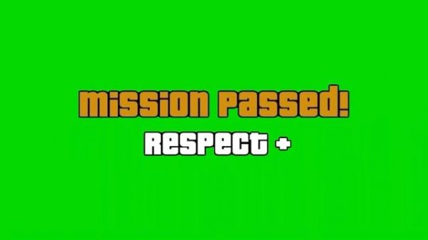 Greenscreen GTA MISSION PASSED