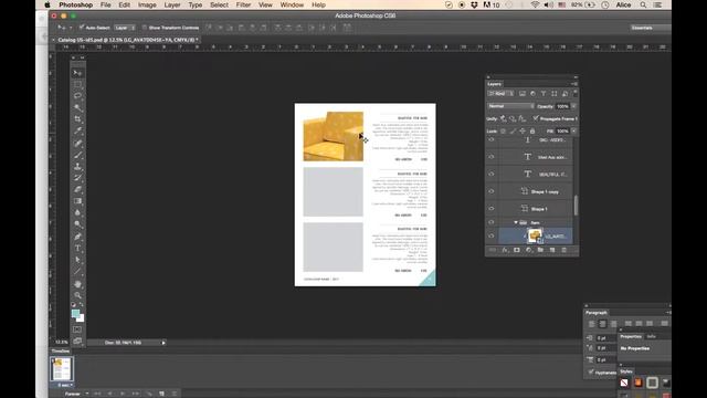 Wholesale Catalog, Product Catalog Template ID 01 Photoshop Tutorial смотреть онлайн