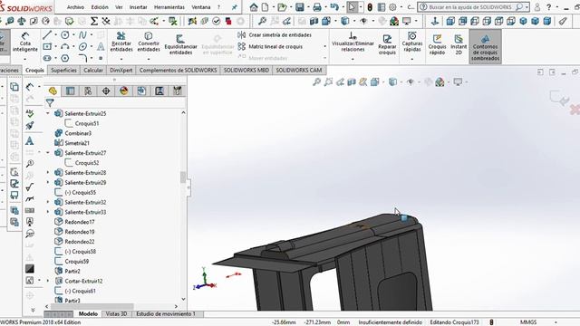 SOLIDWORKS Premium 2018 x64 Edition Croquis173 de chopera finL 2023 07 24 11 57 34 смотреть онлайн