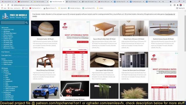 over 100k free blender models for you смотреть онлайн