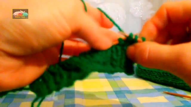 Тапчки следочки на двух спицах смотреть онлайн