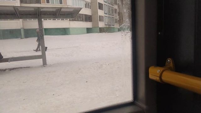 Поездка на автобусе МАЗ-215,г/н АТ 7818-7, марш.140