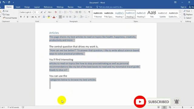 How to Convert Microsoft Word to Power-point Presentation смотреть онлайн