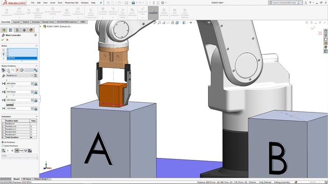 How to make Robot Arm animation with solidworks смотреть онлайн