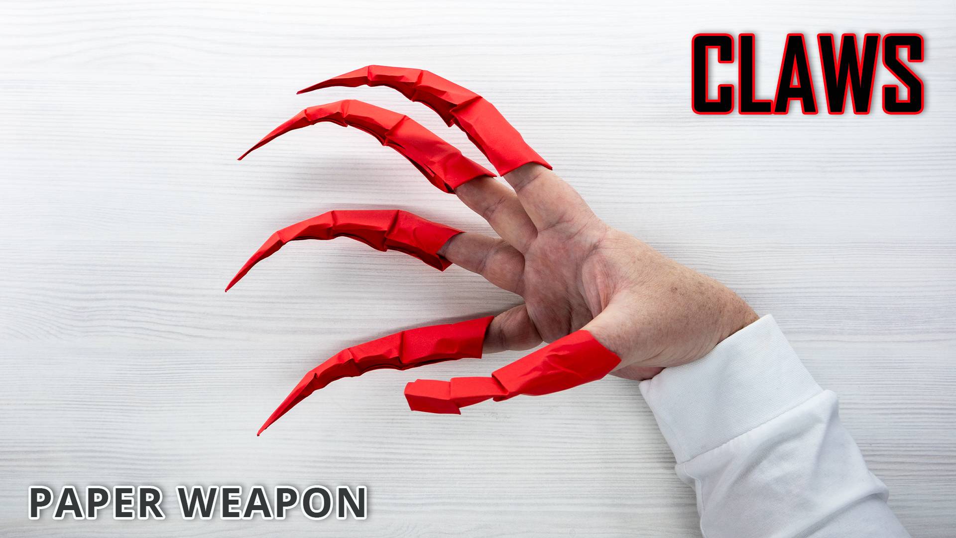 Как сделать ужасающие когти для ведьмы оригами - идеально подходит для Хэллоуина смотреть онлайн