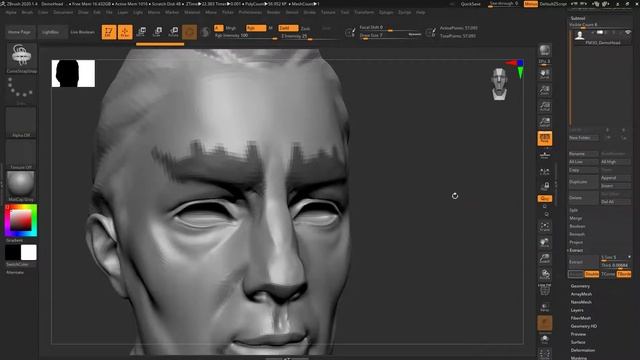 Kurs Zbrush - Wyciąganie nowych kształtów смотреть онлайн