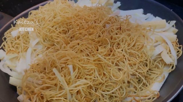 Chinese Fried Noodle Chow Mein Stir Fry with Fish Cake Easy Recipe | Onion | Bean Sprouts | Lo Mein смотреть онлайн
