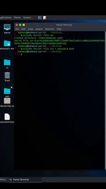 كسر باسورد الملفات المضغوطة rar #hacking #howto #shorts смотреть онлайн