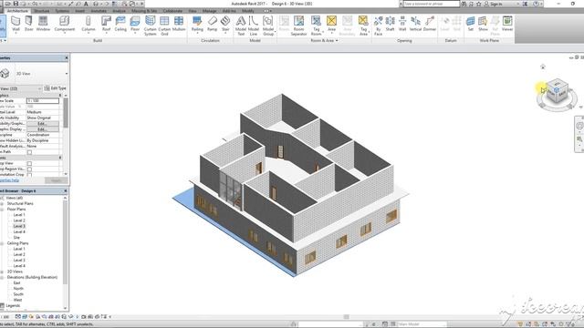 Modern House Design 6 Part 5 in Revit смотреть онлайн
