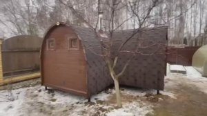 Баня «Викинг» Т-образная под ключ в Нижнем Новгороде.
