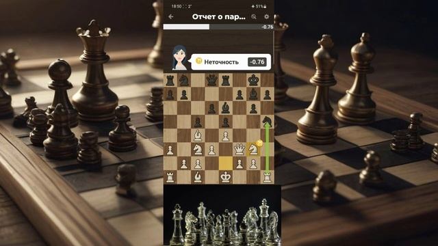 Разбор от Chesscom или Роковая атака на ферзя
