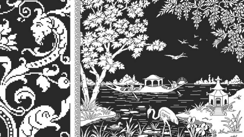 Art Deco (Арт-деко). Рукоделие, вышивка, вязание. Подборка №116. СТАРИННЫЕ СХЕМЫ. смотреть онлайн