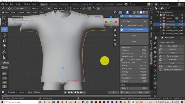 Blender Quick Tip: Modelling Cloth Addon смотреть онлайн