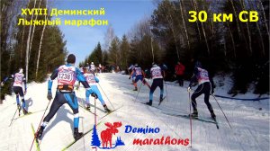 XVIII Деминский лыжный марафон. Гонка 30 км свободный стиль