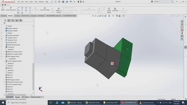 24 Import Slider Block Mould03 Solidworks смотреть онлайн
