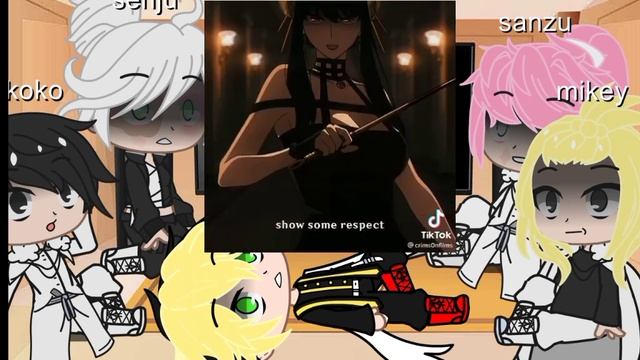 Tokyo revengers react to takemichi and hina as yor forger and loid forger [] and spyxfamily смотреть онлайн