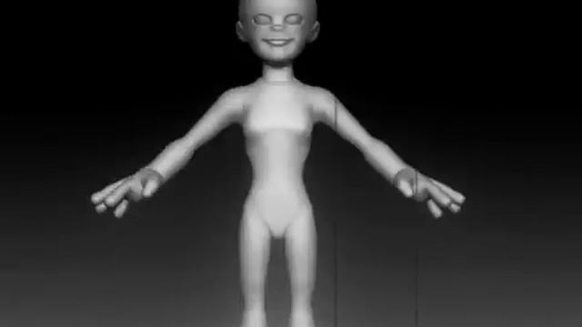 Cartoon Female Zbrush 4 Model смотреть онлайн