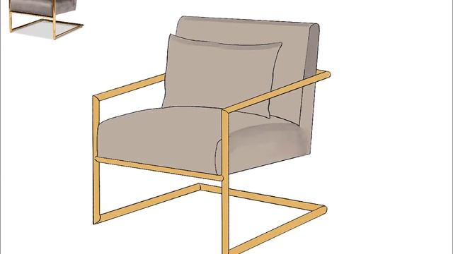 Armchair Sketch (Procreate) смотреть онлайн