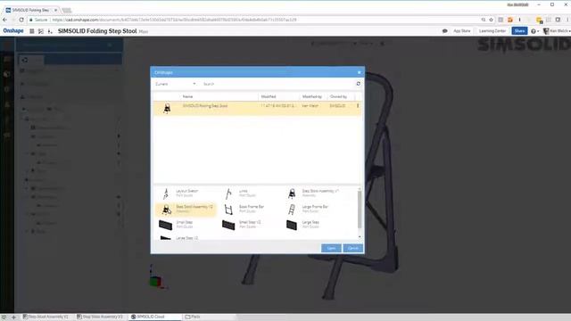 Onshape embedded meshless structural analysis using SimSolid Cloud смотреть онлайн