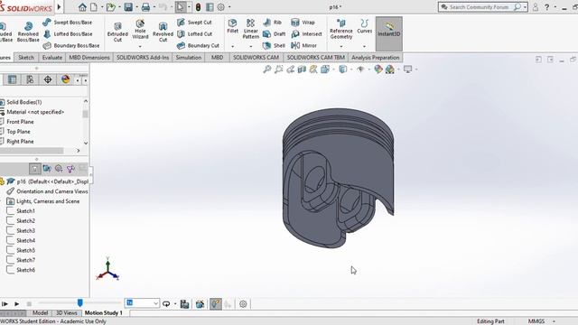 SOLIDWORKS 2019 l Pistón 3D l CERON l 5IMC смотреть онлайн