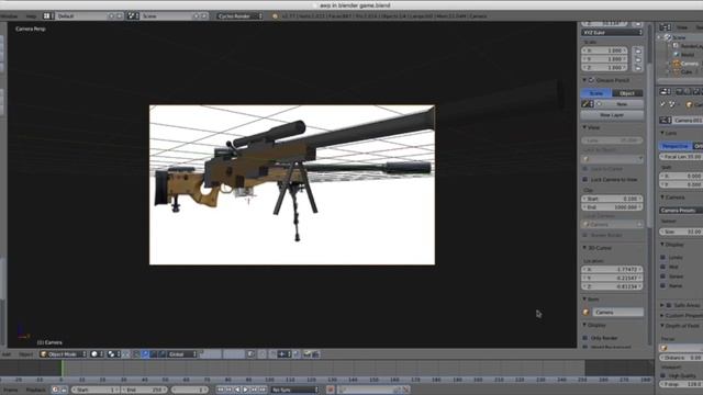 Blender CSGO AWP speedbuild смотреть онлайн