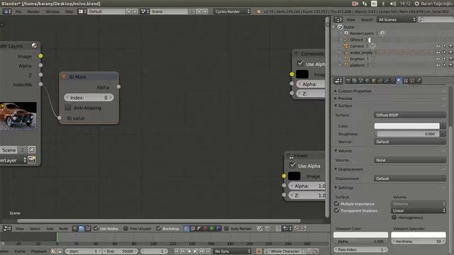 Blender 2.74 Cycles Parlak ışık (material index) смотреть онлайн