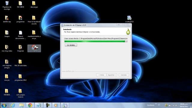 Como descargar en instalar C cleaner (Un link) En español смотреть онлайн