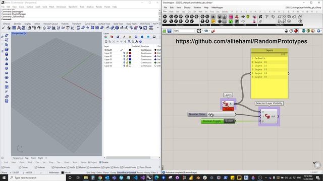 Change layer visibility C# Grasshopper 3D for Rhino смотреть онлайн