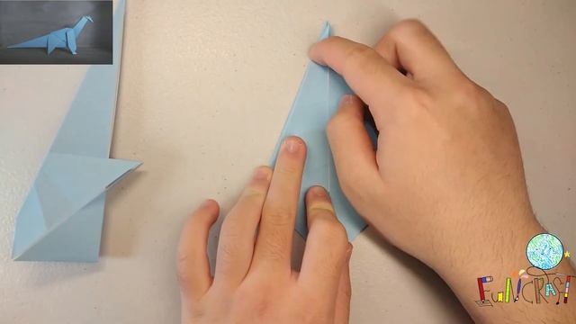 How to make an Origami Dinosaur Tambatitanis🦕恐竜　丹波竜たんばりゅう折り紙🦖 смотреть онлайн