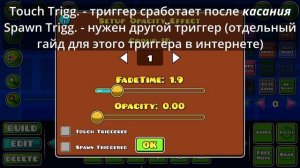 Alpha триггер в GD