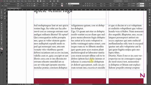Adobe InDesign Bangla Tutorial 2020 | Create Document | Edit Text| Part-4 смотреть онлайн