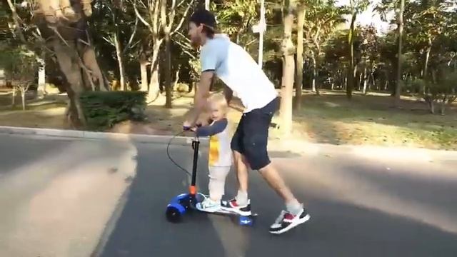 Tank-level heavy-duty kick scooter смотреть онлайн