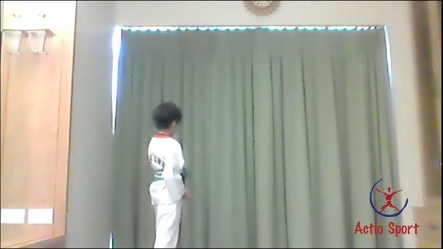 Actiosport Online Poomsae Taekwondo Championship - Green To Blue Belt Boys Category 1