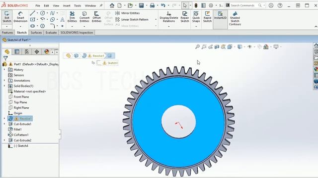 GEAR IN SOLIDWORKS | SOLIDWORKS | GEAR | solid | cad \ cam смотреть онлайн
