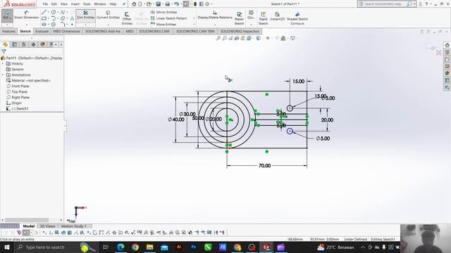 SolidWorks Exercise 50