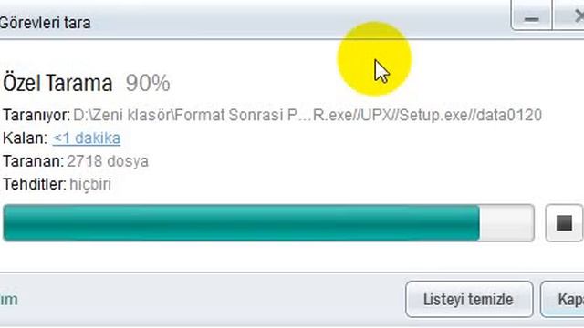 Format Sonrasi Programlar Kaspersky Virus Taramasi смотреть онлайн