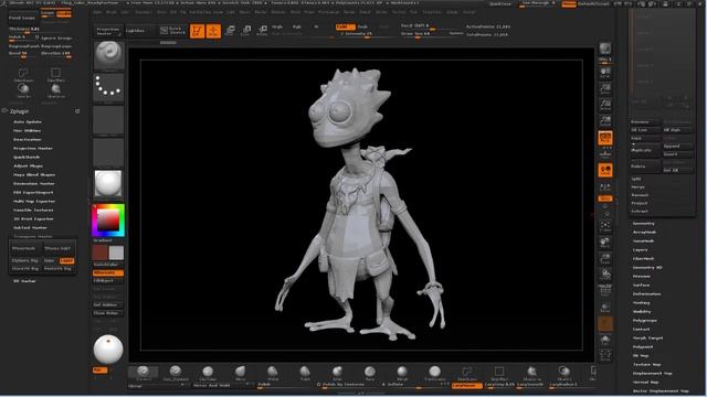 Posing A Character With Maya Skeleton And Transpose Master P3 Transfer Pose To ZBrush смотреть онлайн