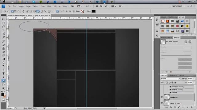 Photoshop Tutorial - Creating Borders/ Interface Designs смотреть онлайн