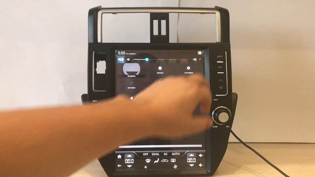 Tesla Style Автомагнитола MegaZvuk AD-12108 Toyota Land Cruiser Prado 150 2009-2013 смотреть онлайн