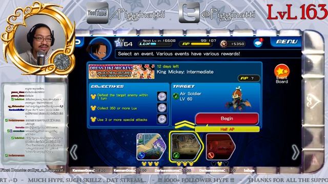 Kingdom Hearts Unchained X : Mini-Talk & 600 Jewel Daily Pull