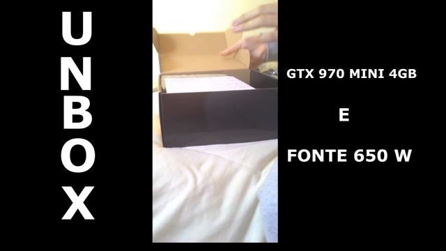 Placa de Video GTX 970 Mini e Fonte GX II 650 W - UNBOX смотреть онлайн