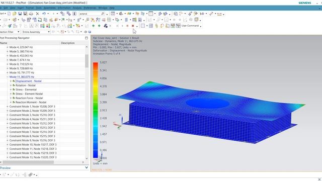 NX CAE Vibration Analysis