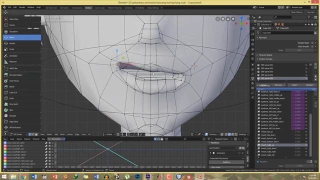 Face Rigging Blender 2.8 Part 3 : Mouth & Custom Bone Shape смотреть онлайн