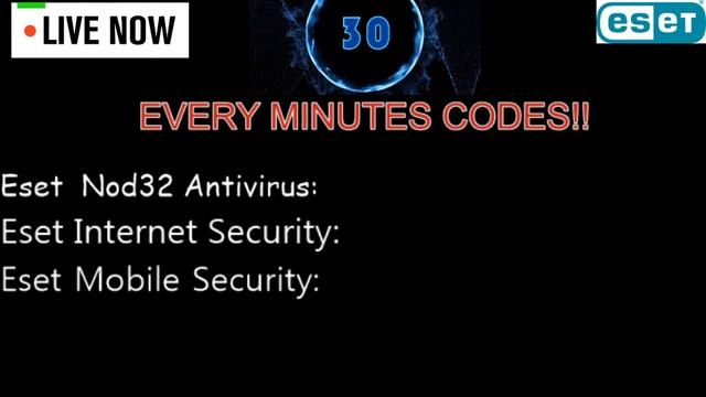 ESET FREE CODES FOR ESET NOD32 ANTIVIRUS, INTERNET SECURITY AND ESET MOBILE SECURITY. смотреть онлайн