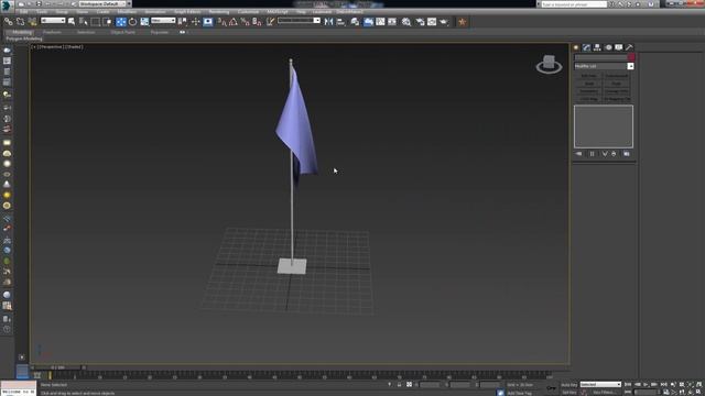Modeling a Flag in 3ds Max смотреть онлайн