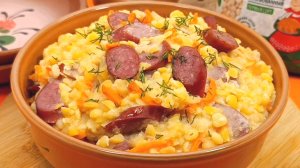 Горошница с колбасками