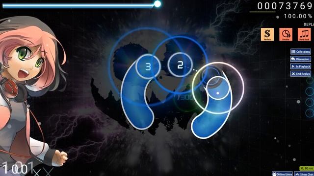 osu! - Knife Party - Give it up смотреть онлайн