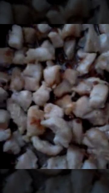 Жареное Мясо с Луком и Чесноком