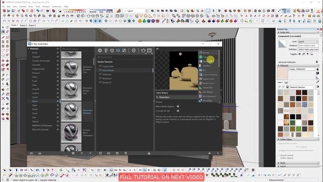 VRAY NEXT 5.1 FOR SKETCHUP TUTORIAL + PHOTOREALISTIC RENDER SETTING смотреть онлайн