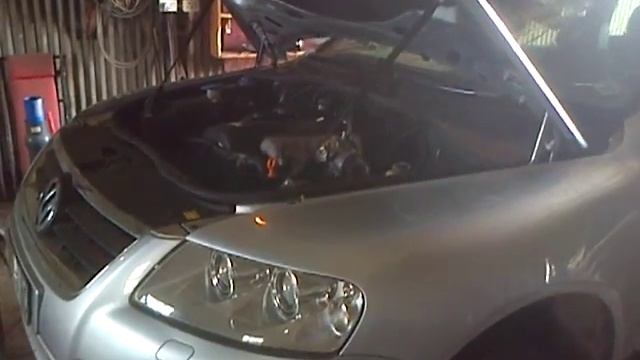 Touareg R5 Starts For The First Time After Engine Swap